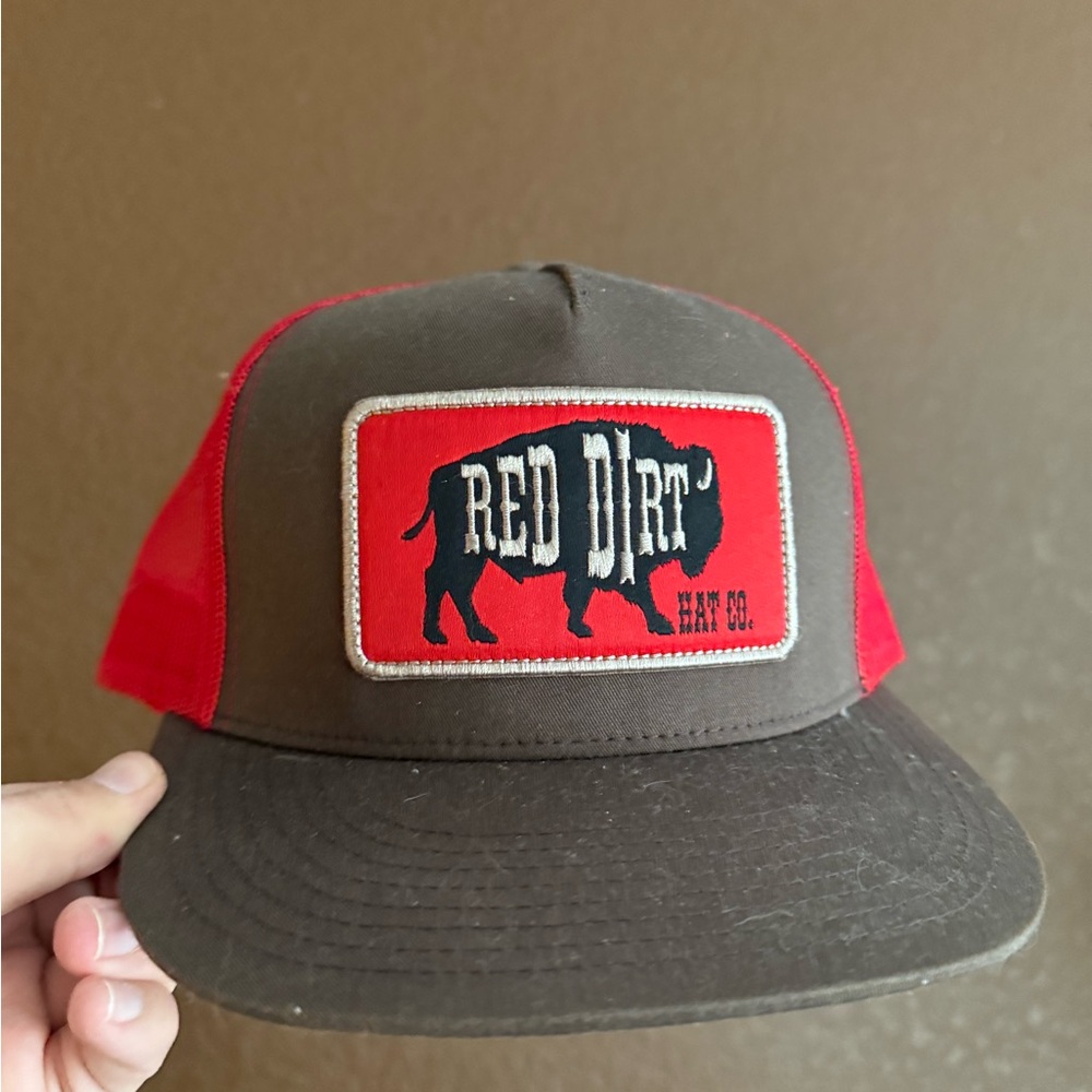 Red dirt hat company  Classic Red and Tan Cap